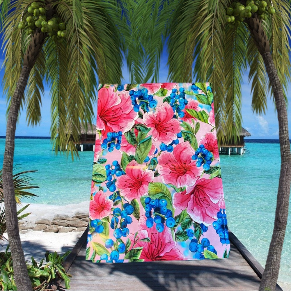 25 10X13 Berry Hibiscus Poly Mailers , Shipping Envelopes PRICE IS FIRM - Picture 4 of 6